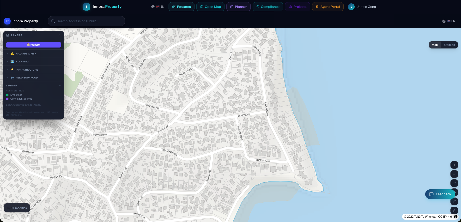 Innora Property Map — full view
